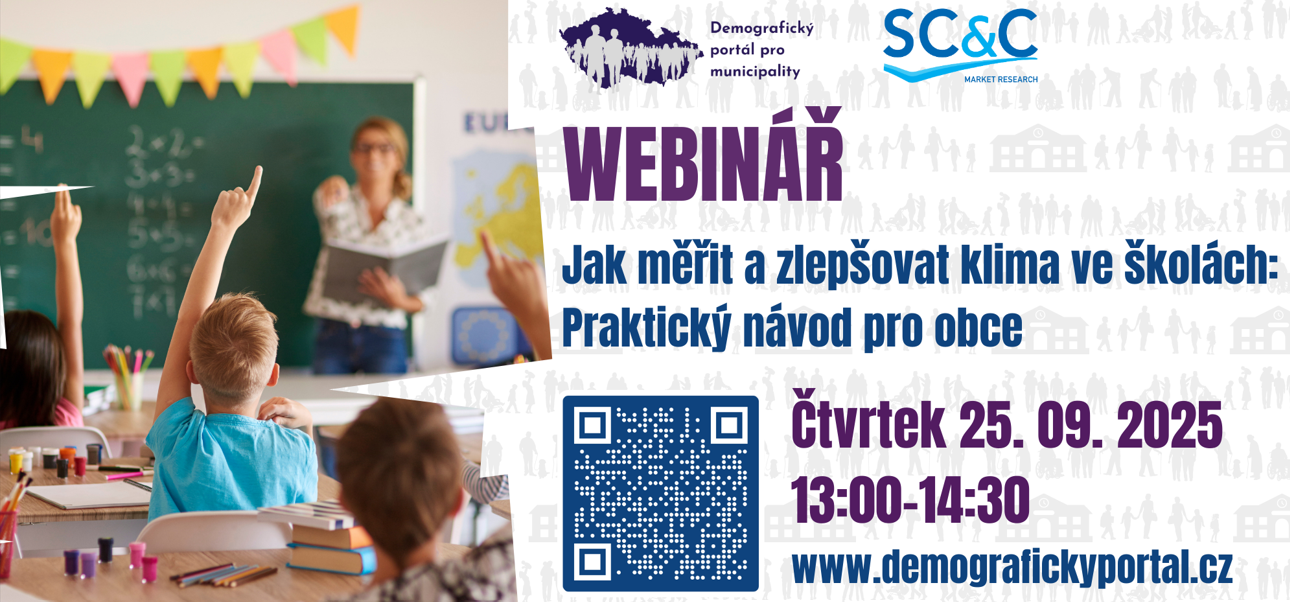 25.9.2025 WEBINÁŘ: Jak měřit a zlepšovat klima ve školách: Praktický návod pro obce